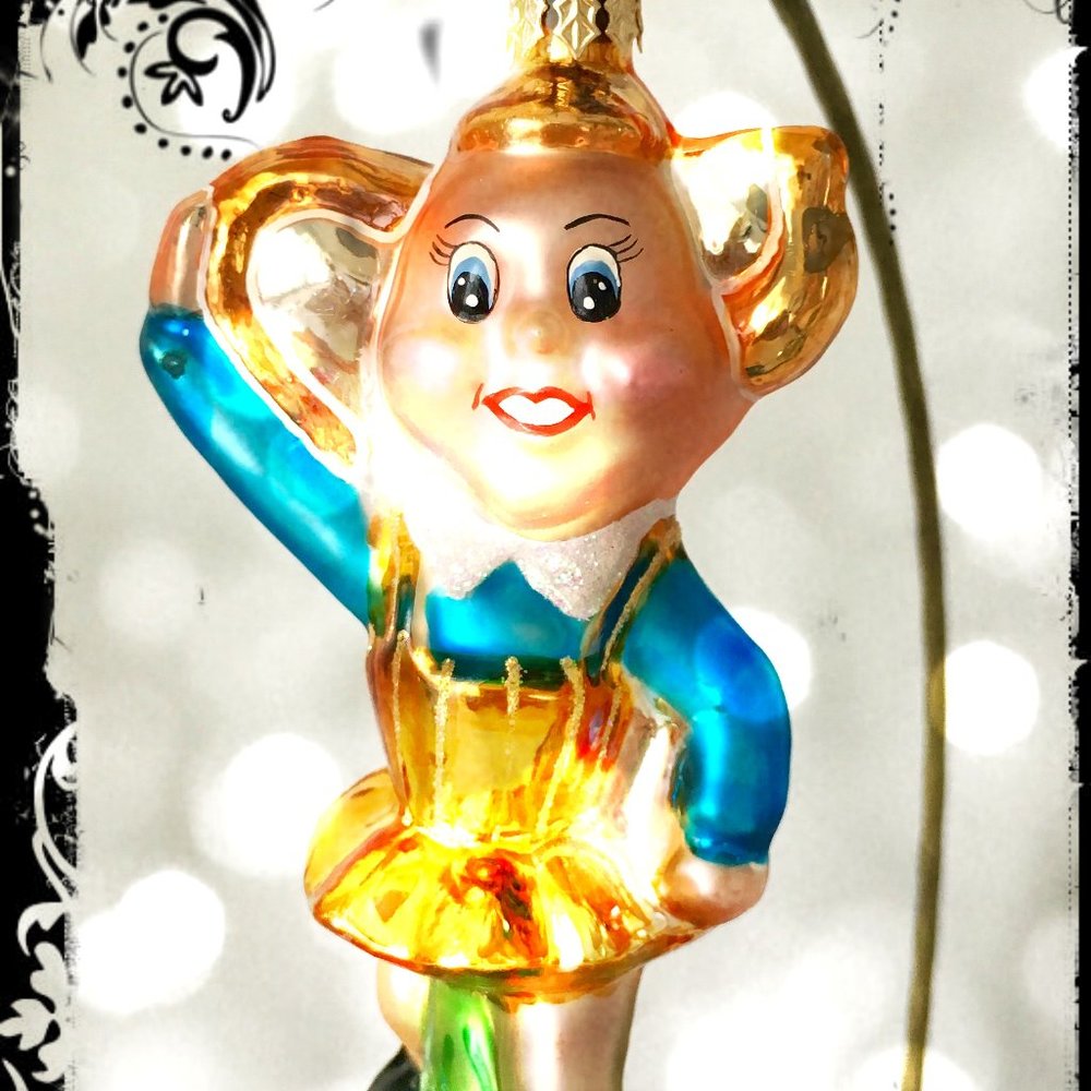 SOLD Rare Genuine Christopher Radko Disney CINDERELLA Teapot Blown Glass Ornamen - Picture 1 of 9